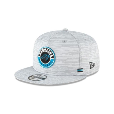 Carolina Panthers Gorra | New Era Official NFL Fall Sideline 9fifty Snapback Cap Mexico - Grises